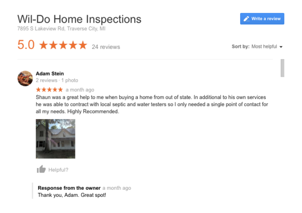 best home inspection traverse city